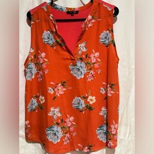 Papermoon Orange Floral Blouse